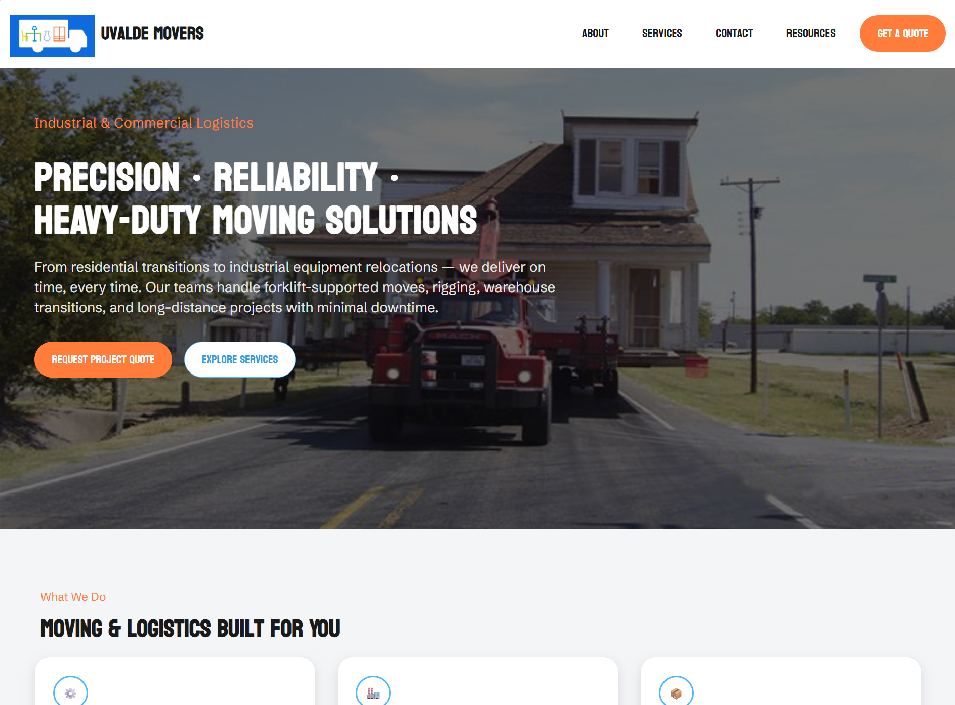 Website Desktop View